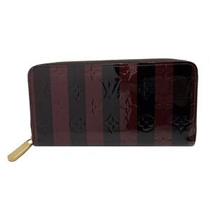 Louis Vuitton Vernis Rayeur Zippy Wallet Purple Rouge Fauvist Zip